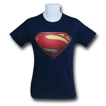 Superman BvS Symbol Navy T-Shirt Blue - £27.95 GBP+