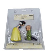 NEW Vintage Disney Parks Snow White Dopey Salt And Pepper Shakers Cerami... - $41.13 CAD