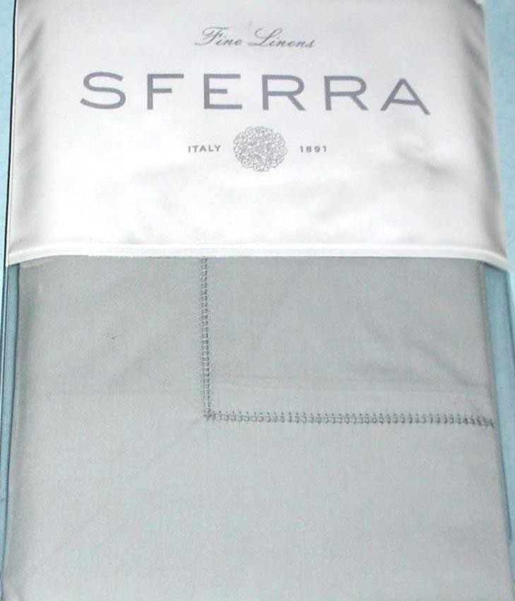 Sferra Celeste Ice Percale Boudoir Sham Extra Long Staple Cotton New - $42.47