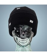 Ugg Hat Beanie Black Wool Blend Cuffed Scatter Logo Streetwear Outdoor L... - $63.17