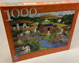 FX Schmid 1000 Pc Jigsaw Puzzle 20 x 27 inchRiverside Picnic Steve Klein... - $15.46