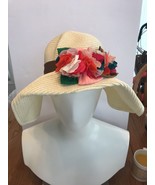 Womens Straw hat Type Beach Beautiful One Size Fit All Ships N 24h - $78.75 CAD