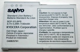 New Oem Sanyo Kyocera SCP-37LBPS Cell Phone Battery 1130mAh Zio 8600 M6000 36LBS - £2.93 GBP