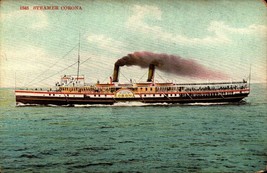 Vintage POSTCARD-STEAMER CORONA-BK38 - £2.33 GBP