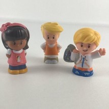 Fisher Price Little People Lot Figures School Days Athlete Student Toddl... - $16.78