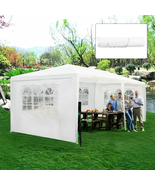 Canopy Tent Wedding Outdoor Gazebo Shade Sail Canopy Party Waterproof Patio - £108.91 GBP