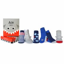 Trumpette Baby Boys Socks, Infant and Toddler Sizes, Multi Color, Skid Proof, Ki - £7.15 GBP