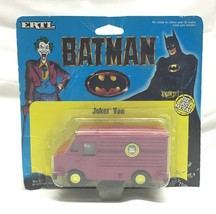 VINTAGE 1989 ERTL BATMAN Joker Van DC COMICS DIE-CAST Metal Vehicle TOY NEW - $24.74