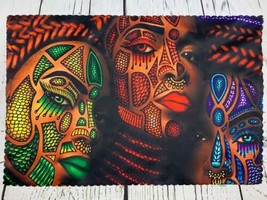 Three African American Women Art Print Placemats Dining Table 18x12in - £16.13 GBP