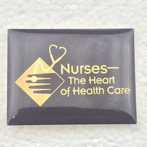 Nurses The Heart of Healthcare Vintage Lapel Hat Pin Metal - £8.00 GBP