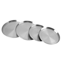 Qiilu Stove Top Cover Burner Cover Stainless Steel Silver 4Pcs Set Stain... - £35.40 GBP