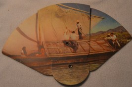 Vintage Advertising Fan Acapulco Mexico  - £13.97 GBP