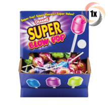 1x Box Charms Assorted Super Blow Pop Lollipops Candy | 100 Per Box | 7LB - £38.03 GBP