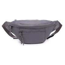 Laurence Large Nylon Belt Bag Fanny Pack Sling Bag Carbon Grey - £40.39 GBP