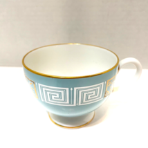 Vintage Wedgewood Asia Teal Tea Cup Pedestal Bone China Made in England 2.5 inch - £10.09 GBP