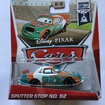 Disney Pixar Cars Sputter Stop No. 92 Stock Photo - £7.18 GBP