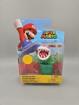 Jakks Pacific World of Nintendo Super Mario Bone Piranha Plant with Coin Figure - £7.86 GBP