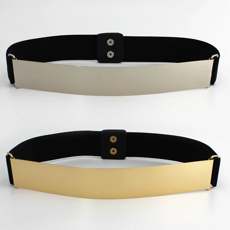 Sporting New Designer Belts for Woman Gold Silver Brand Belt ClAy Elastic Ceintu - £23.41 GBP