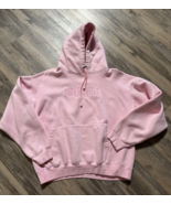 Vtg Florida Sweatshirt Hoodie XL Pink Hooded Tourist Destination Embroid... - $12.59