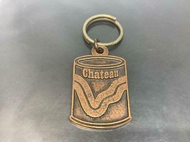 Vintage Promo Keyring CHÂTEAU Keychain PAINT BUCKET Ancien Porte-Clés PE... - $9.22