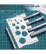 Screw Thread Pitch Gauge Ruler Measuring Tool Bolt Nut Metric Machining ... - $9.99
