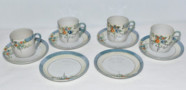 Antique Japanese Meiji China Demitasse Tea Set 10pcs Cups Saucers Made i... - £74.39 GBP