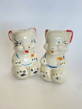 Royal Ware Teddy Bear 3” Salt &amp; Pepper Shakers Painted Vintage - $17.81