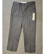 Dickies 874 Black Twill Work Pants Easy Care Men&#39;s 38x30 NWT - $18.00