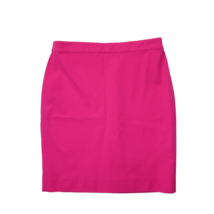 NWT J.Crew Petite No. 2 Pencil in Neon Fuchsia Pink Bi-stretch Cotton Skirt 12P - £41.02 GBP