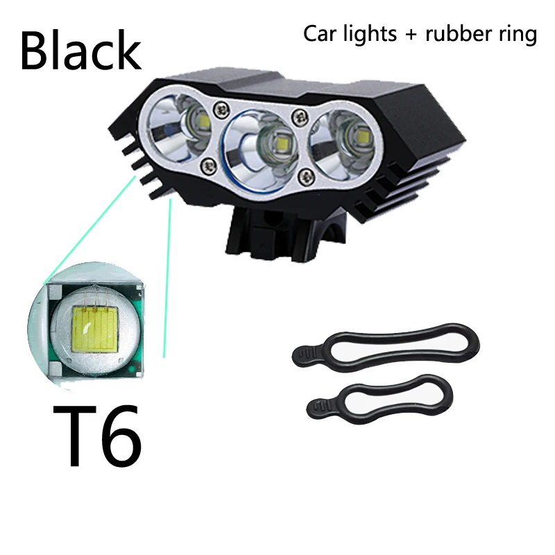 3xT6 LED Bicycle Front Light Bike Headlight Flashlight Waterproof Mounta... - $45.14