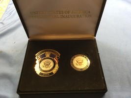 PRESIDENTIAL INAUGURATION COMMEMORATIVE BADGE SET 2009 OBAMA  - $240.01 CAD