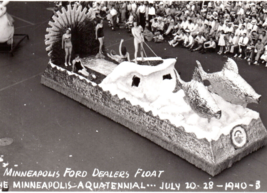 1940 Minneapolis Ford Deals Minnesota Aquatennial Bathing Beauties RPPC ... - $28.47