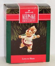LOVE TO SKATE 1992 Hallmark Keepsake Ornament # QX484-1 - £7.83 GBP