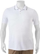 Mens Polo Big Tall Golf FILA White Short Sleeve Tru Dry Classic Shirt $48-sz 2X - £15.64 GBP