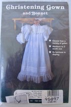 Gooseberry Hill Christening Gown and Bonnet Pattern Birth-3 Months Cut /Complete - $6.00