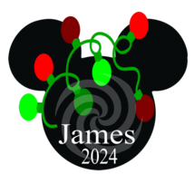 James 2024 Font 2smp-Digital ClipArt-Mouse-Gift Tag-T shirt-Holiday-Chri... - £0.97 GBP