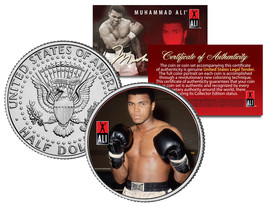 Muhammad Ali &quot;Gloves&quot; JFK  Kennedy Half Dollar US Coin *Officially Licen... - $8.56