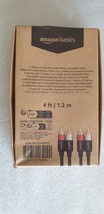 Amazon Basics 2-Male to 2-Male RCA Audio Stereo Subwoofer Cable - 4 ft /... - $8.99