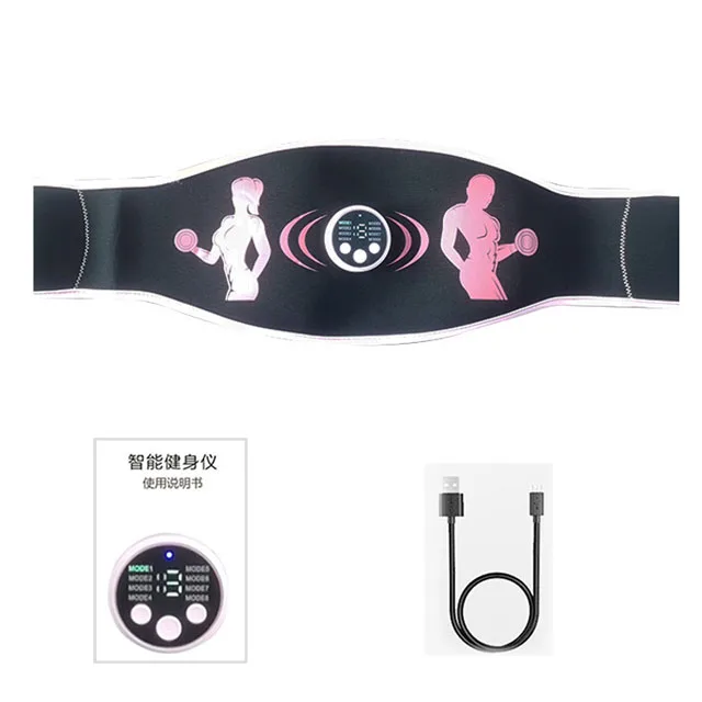 Abdominal toning belt abs muscle toner training device sports fitness workout equipment thumb200