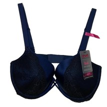 Maidenform Love the Lift Blue Lace Push-up Underwire Bra 38D NEW - $22.00