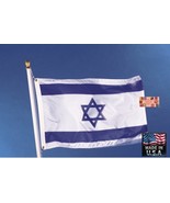 ISRAEL JEWISH Star Of  DAVID 2x3 foot SuperPoly In/Outdoor FLAG Banner*U... - £10.93 GBP