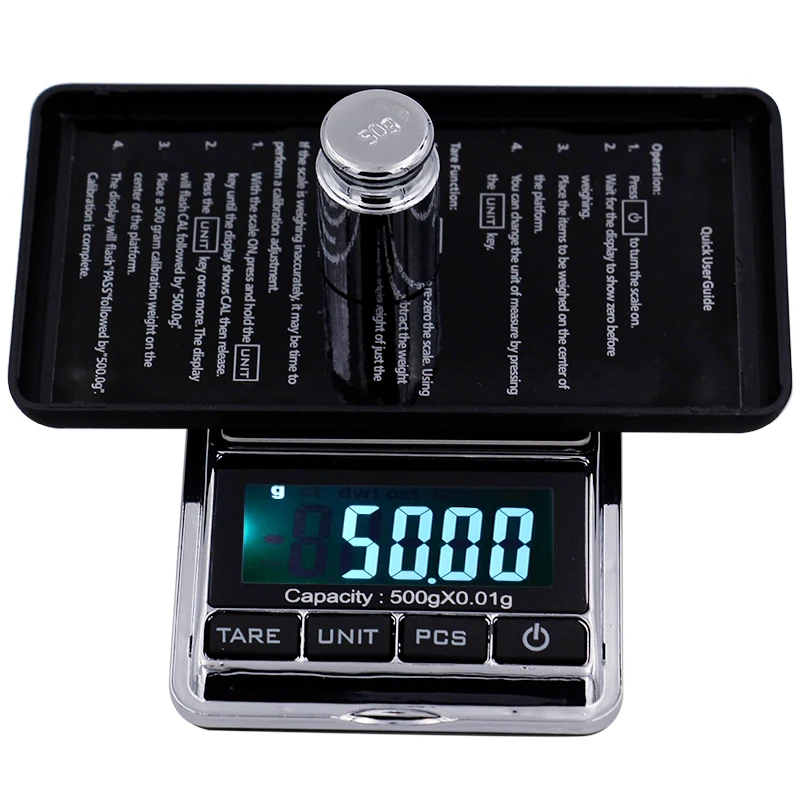 500g/0.01g 1000g 0.1g Electronic Scale Precision Portable Pocket LCD Digital Jew - £170.98 GBP