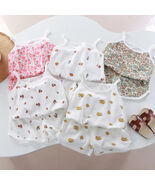 Girls Summer Clothes Sets New Baby Sleeveless Tops Shorts 2 Pieces Suit ... - $7.50