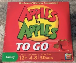 NEW! Apples to Apples To Go Board Game Ages 12 to Adult 4 to 8 Players M... - $14.80