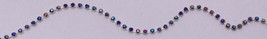 Imported Rhinestone Chain - Blue &amp; Purple Iridescent Rhinestones Trim M211.37 - £10.41 GBP