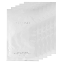 KOSE SEKKISEI Clear Wellness Pure Conc Mask / Lotion Mask 6Pcs / Set From Japan - £39.95 GBP