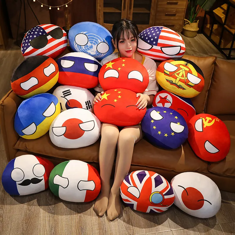 All plush toys polandball stuffed dolls plush toy pillow home bedroom decoration carto thumb200