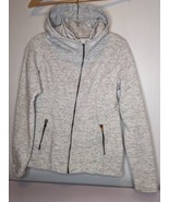 90 degrees Reflex Hoodie Womens Medium Sweatshirt Full Zip Thumbhole Gra... - £39.22 GBP