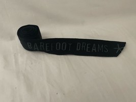 BAREFOOT DREAM Black Fabric Ribbon Strip - e345 - $72.97 MXN