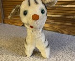 Vintage Jestia Plush White Tiger Cat No. 825 Made in Japan - £14.49 GBP